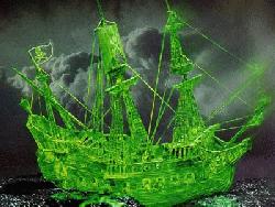 REVELL OF GERMANY 5433 GHOST SHIP WHTH NIGHT COLOUR 1:96